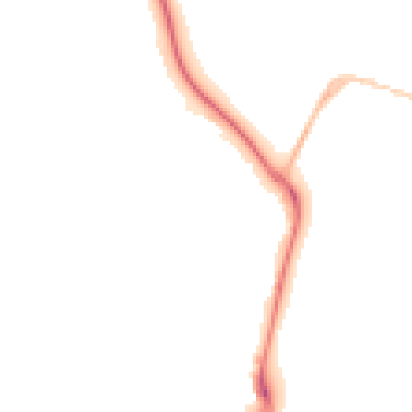 Night-time road noise heatmap for DT4 0AE