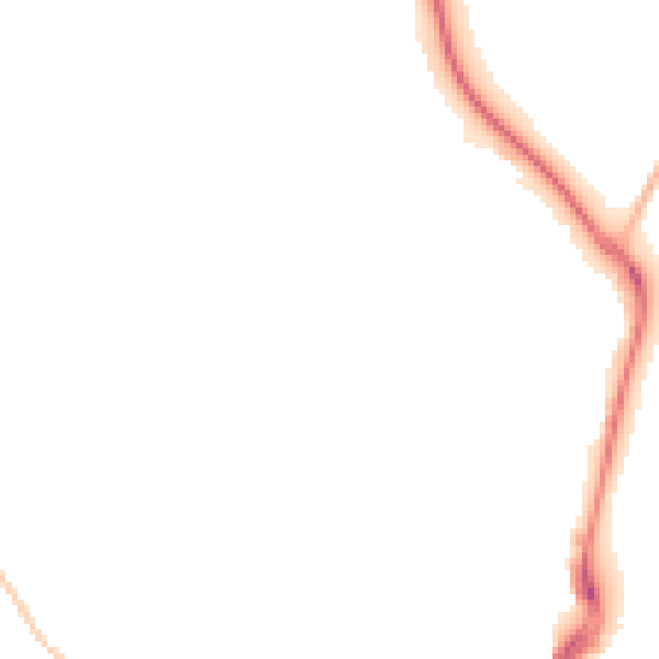 Night-time road noise heatmap for DT4 0AQ