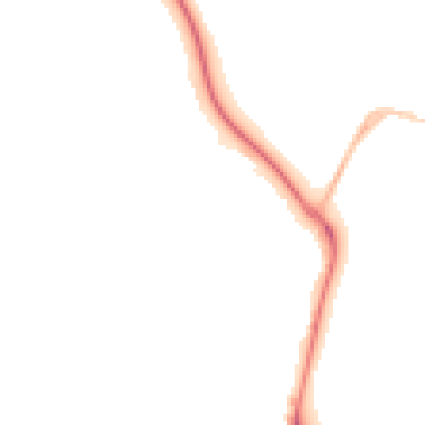 Night-time road noise heatmap for DT4 0AR