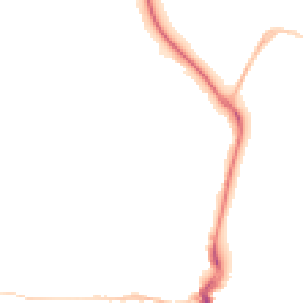 Night-time road noise heatmap for DT4 0AS