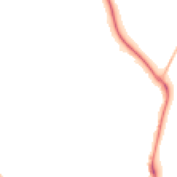 Night-time road noise heatmap for DT4 0BE