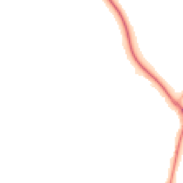 Night-time road noise heatmap for DT4 0BG