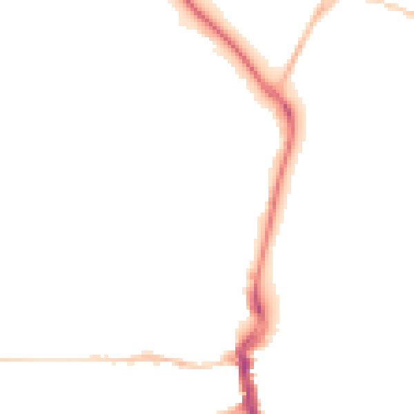 Night-time road noise heatmap for DT4 0BH