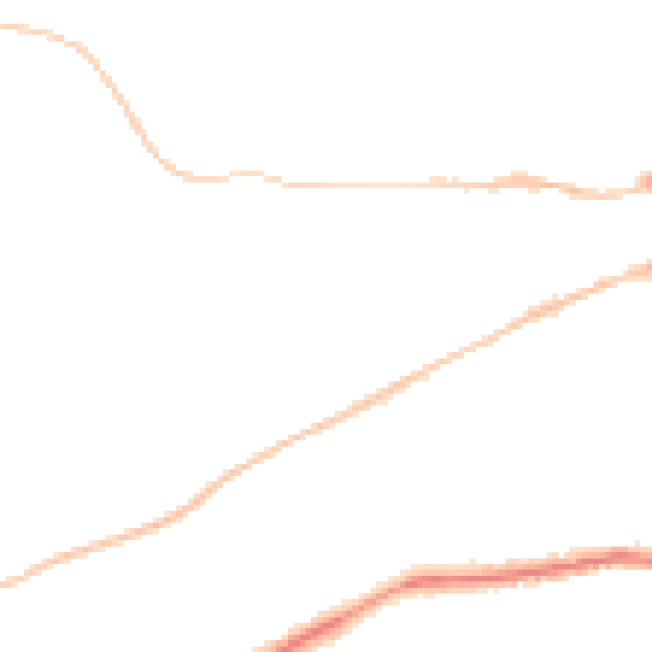 Night-time road noise heatmap for DT4 0DE