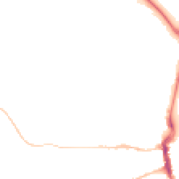 Night-time road noise heatmap for DT4 0JB