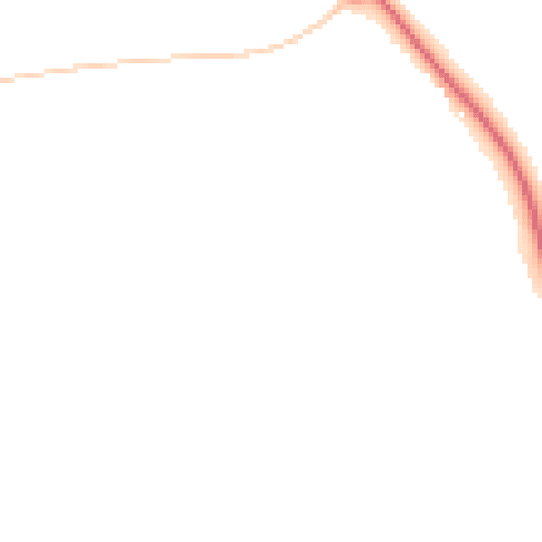 Night-time road noise heatmap for DT4 0PH