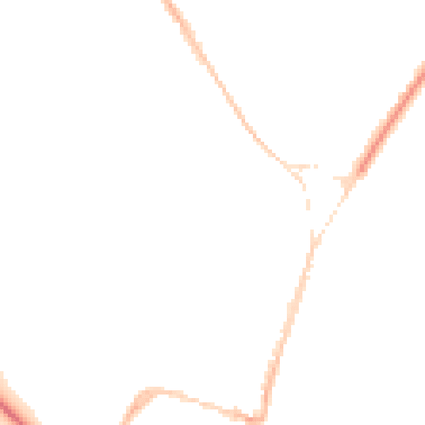 Night-time road noise heatmap for DT4 7PH