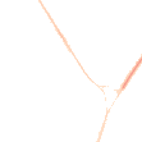 Night-time road noise heatmap for DT4 7PX