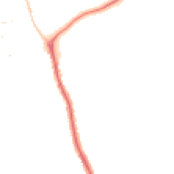 Night-time road noise heatmap for DT4 9BT