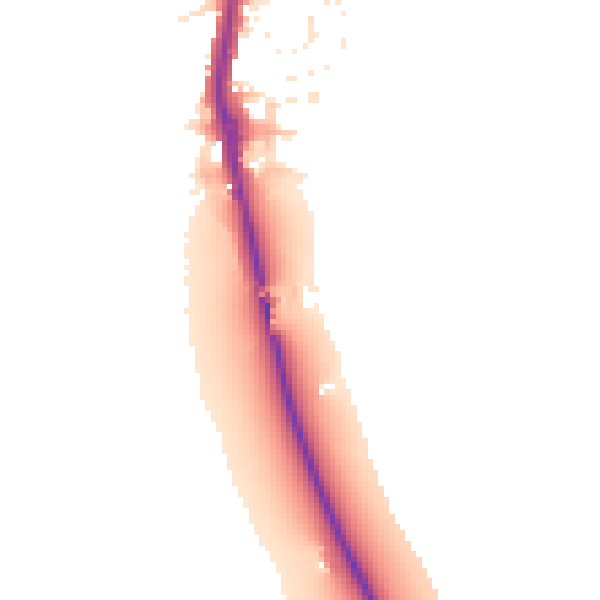 Daytime road noise heatmap for DT4 9JZ