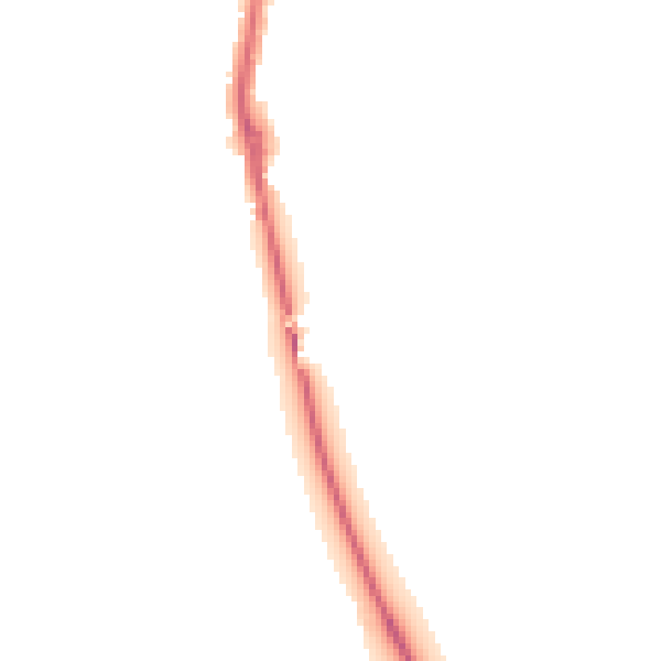 Night-time road noise heatmap for DT4 9JZ