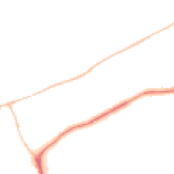 Night-time road noise heatmap for DT4 9RD
