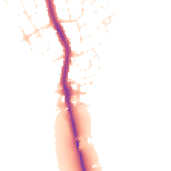 Daytime road noise heatmap for DT4 9XR