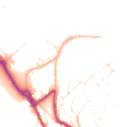 Daytime road noise heatmap for DT5 1BA