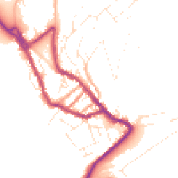 Daytime road noise heatmap for DT5 1LR