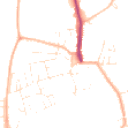 Daytime road noise heatmap for DT5 2AB