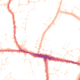 Daytime road noise heatmap for DT6 3AB