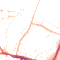 Daytime road noise heatmap for DT6 3AN