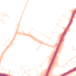 Daytime road noise heatmap for DT6 3AU