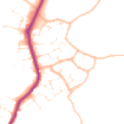 Daytime road noise heatmap for DT6 3ET