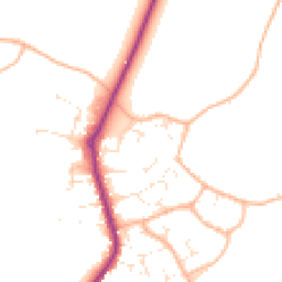 Daytime road noise heatmap for DT6 3FD