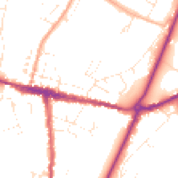 Daytime road noise heatmap for DT6 3LX