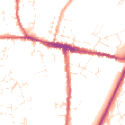 Daytime road noise heatmap for DT6 3RS