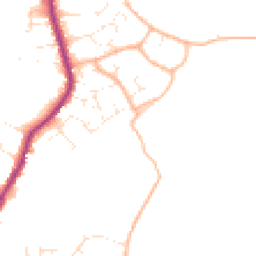 Daytime road noise heatmap for DT6 4AP