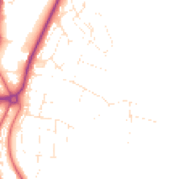 Daytime road noise heatmap for DT6 4BJ