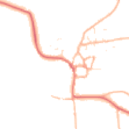 Daytime road noise heatmap for DT6 4PZ