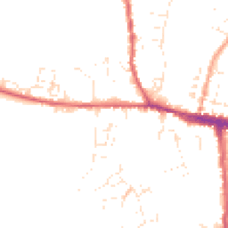 Daytime road noise heatmap for DT6 5BZ