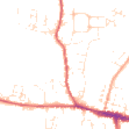 Daytime road noise heatmap for DT6 5EP