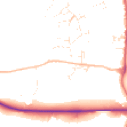 Daytime road noise heatmap for DT6 5LA
