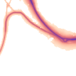 Daytime road noise heatmap for DT6 6AU