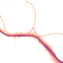 Daytime road noise heatmap for DT6 6DL
