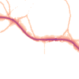 Daytime road noise heatmap for DT6 6DS