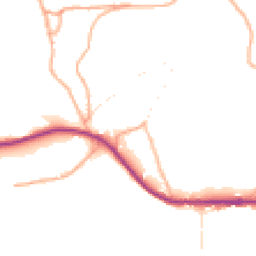 Daytime road noise heatmap for DT6 6DX