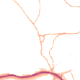 Daytime road noise heatmap for DT6 6EE
