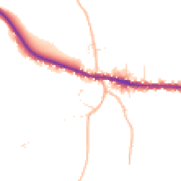 Daytime road noise heatmap for DT6 6HS