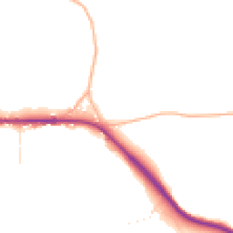 Daytime road noise heatmap for DT6 6SF