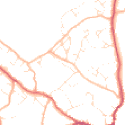 Daytime road noise heatmap for DT7 3AW