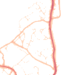 Daytime road noise heatmap for DT7 3BW