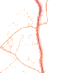 Daytime road noise heatmap for DT7 3HH