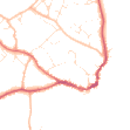 Daytime road noise heatmap for DT7 3HN
