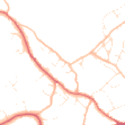 Daytime road noise heatmap for DT7 3NQ