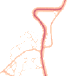 Daytime road noise heatmap for DT7 3QY
