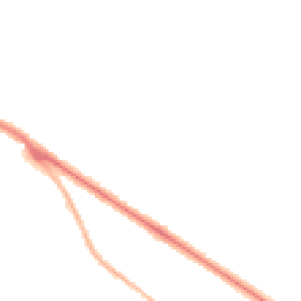 Night-time road noise heatmap for DY1 3PY