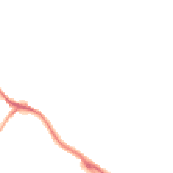 Night-time road noise heatmap for DY1 3TG
