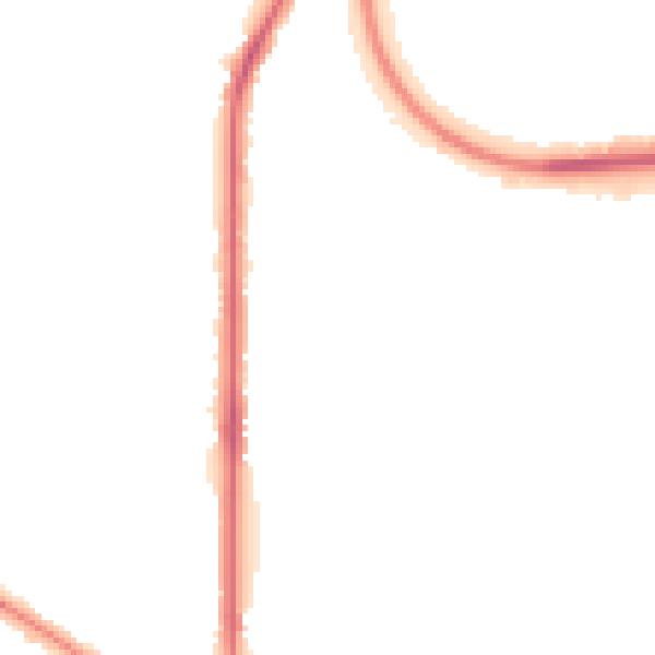 Night-time road noise heatmap for DY1 4BL