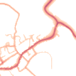 Daytime road noise heatmap for DY14 8AG